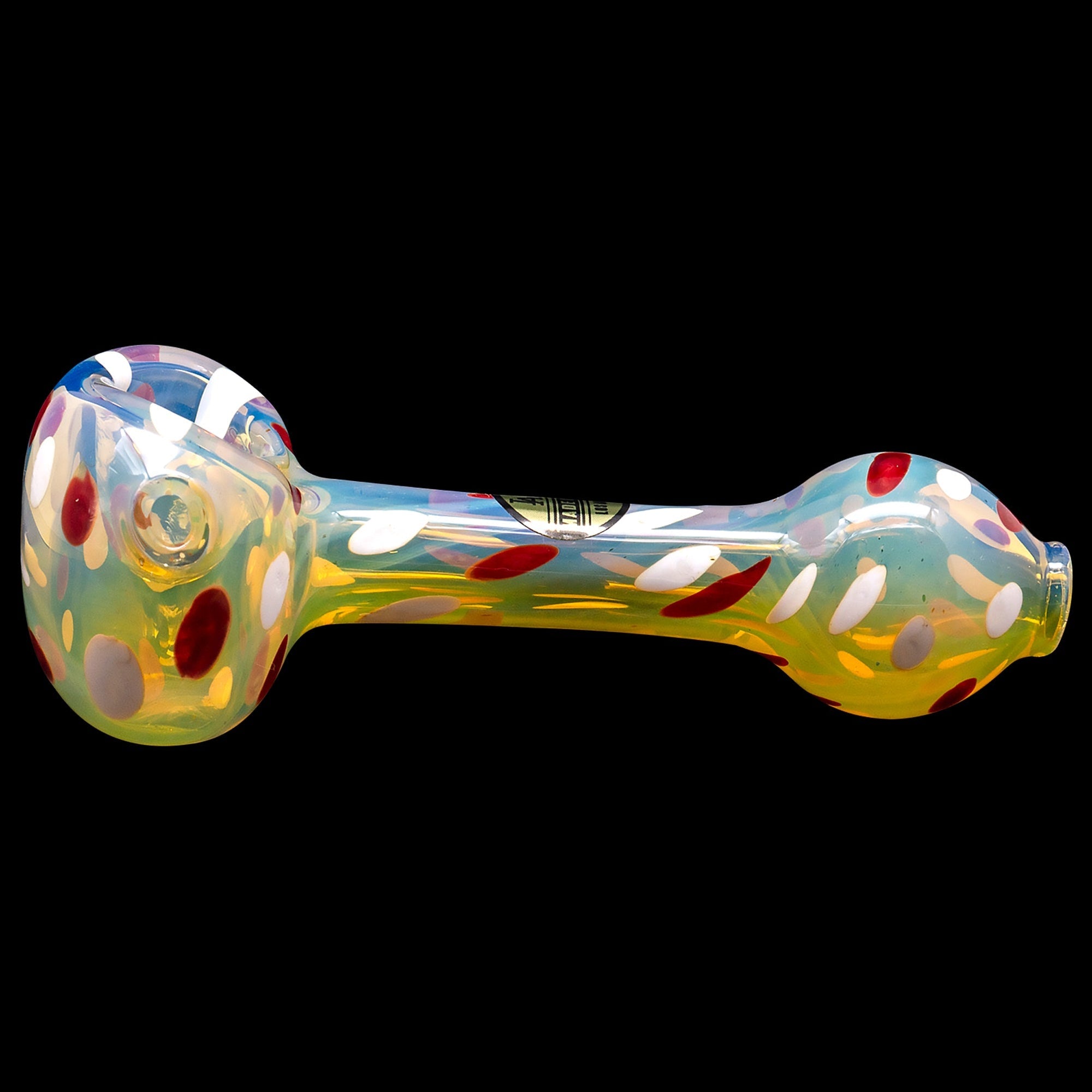 "Polka Dot" Glass Spoon Pipe