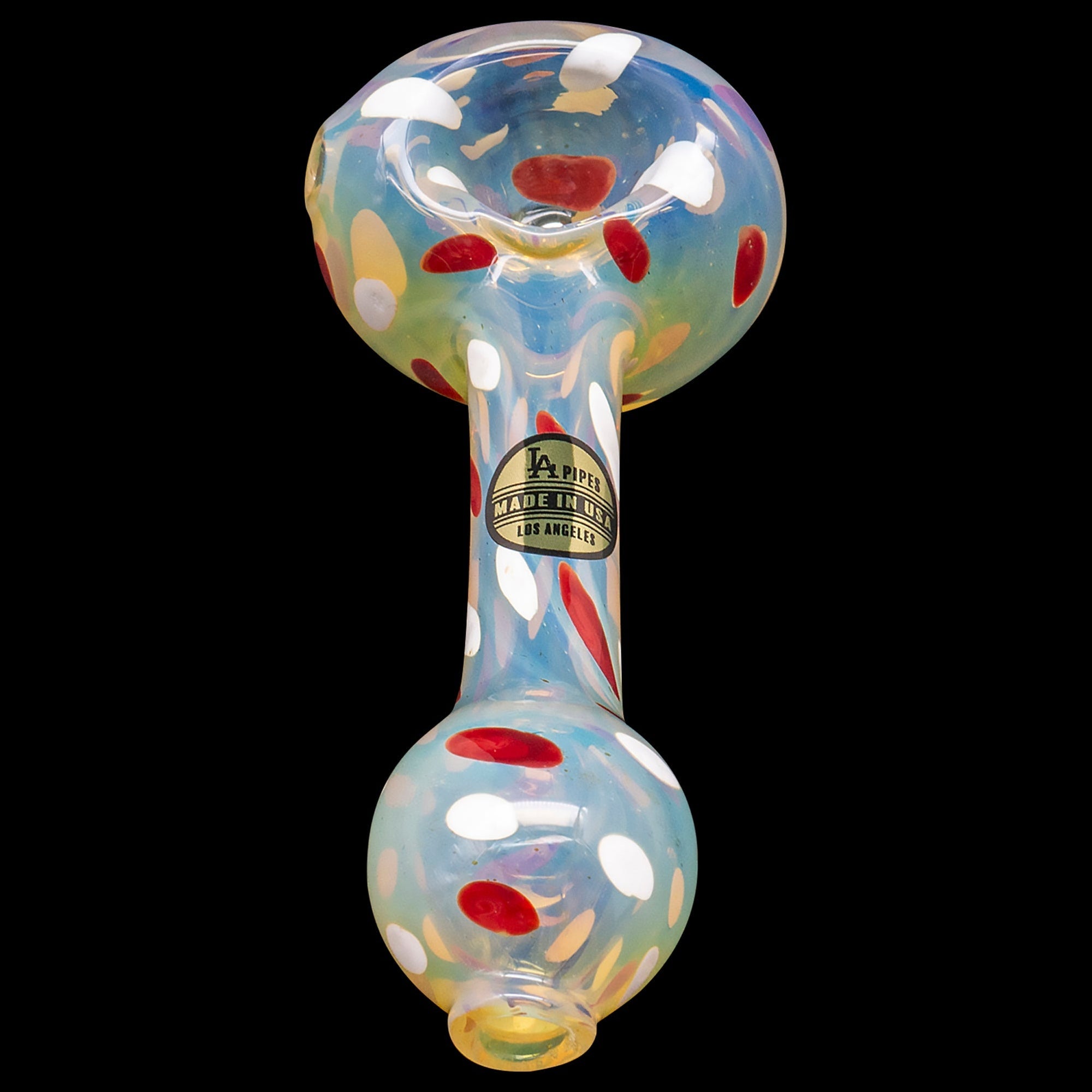 "Polka Dot" Glass Spoon Pipe