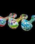 "Candy Spoon" Inside-Out Color Changing Glass Pipe