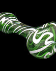 "Warped Space" Color Glass Hand-Pipe