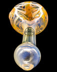 "Cake Head" Color Swirl Glass Pipe