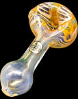 "Cake Head" Color Swirl Glass Pipe