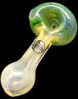 "Cake Head" Color Swirl Glass Pipe