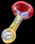 "Cake Head" Color Swirl Glass Pipe