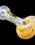 "Cake Head" Color Swirl Glass Pipe