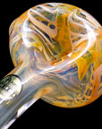 "Cake Head" Color Swirl Glass Pipe