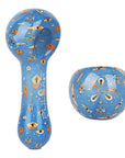 Pulsar Inside Print Glass Spoon Pipe | 5"