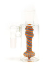 Colorful Swirl Handblown Glass Showerhead Perc Ash Catcher