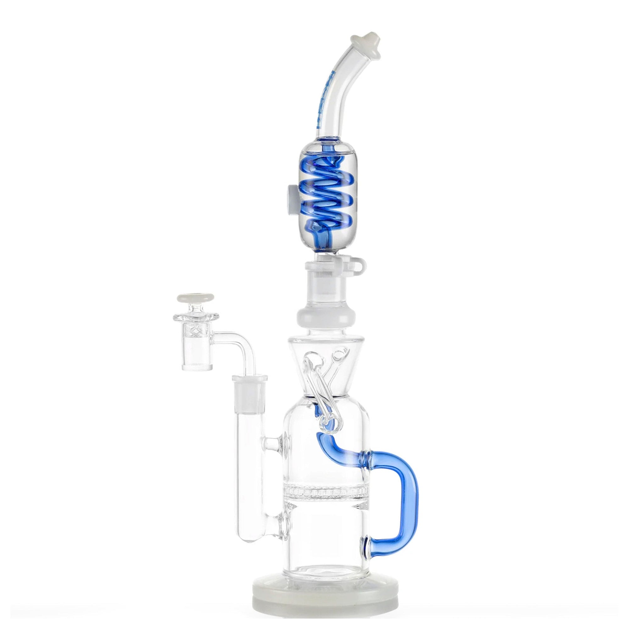 14mm Glycerin Coil Recycler Dab Rig