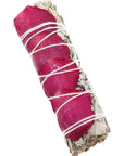 4″ White Sage Smudge Bundle – Assorted Floral Wraps