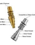 TITANIUM 6 IN 1 SKILLET ENAIL DAB NAIL