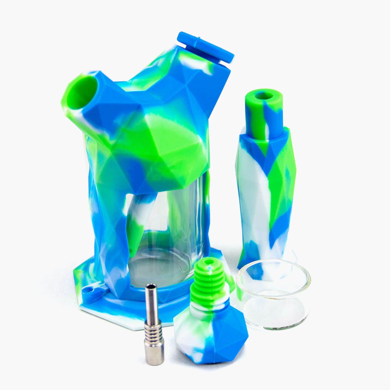 2-IN-1 Silicone Bubbler &amp; Nectar Collector