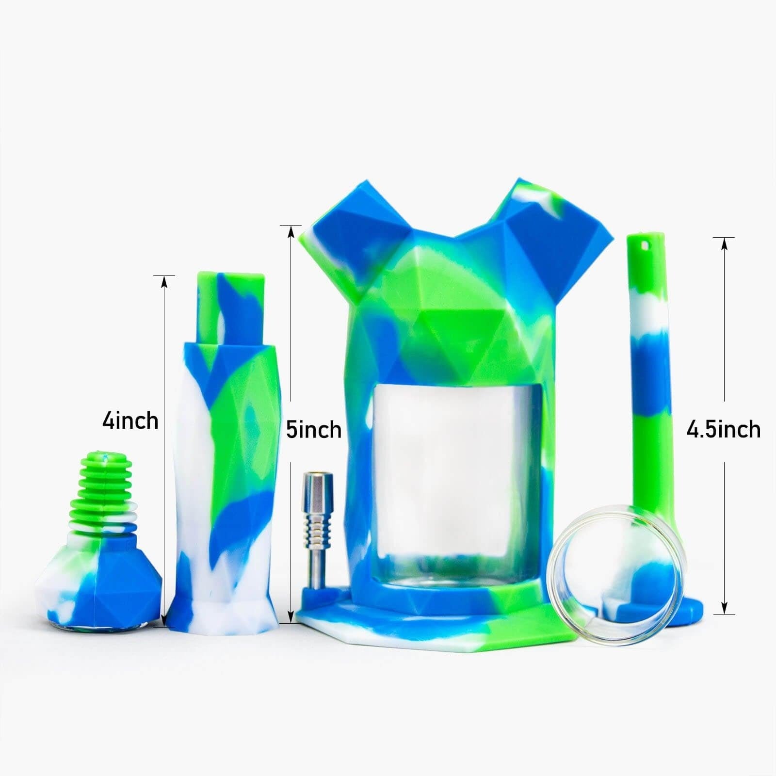 2-IN-1 Silicone Bubbler &amp; Nectar Collector