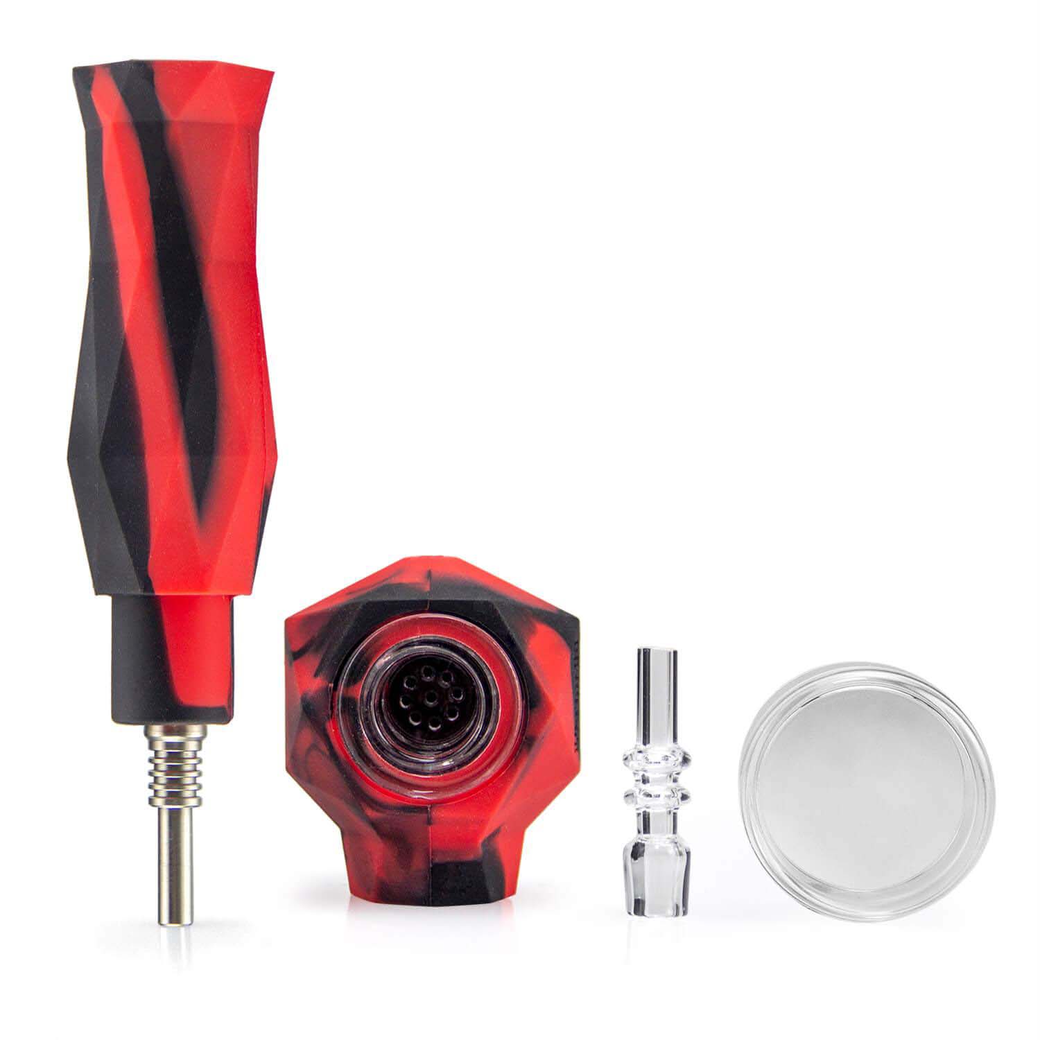 2-in-1 Silicone Honey Straw &amp; Hand Pip