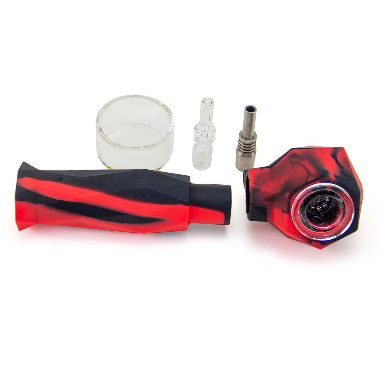 2-in-1 Silicone Honey Straw &amp; Hand Pip