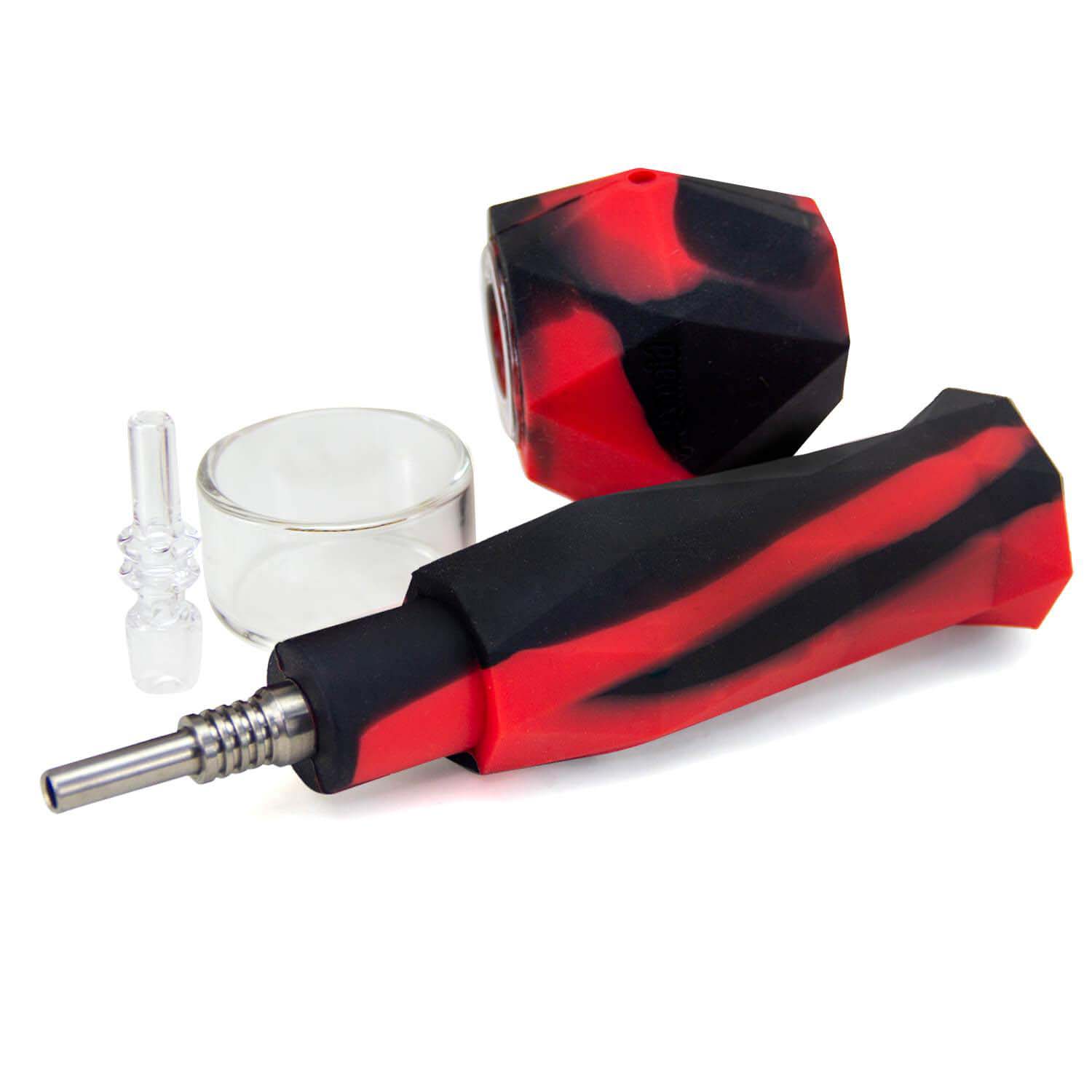 2-in-1 Silicone Honey Straw &amp; Hand Pip