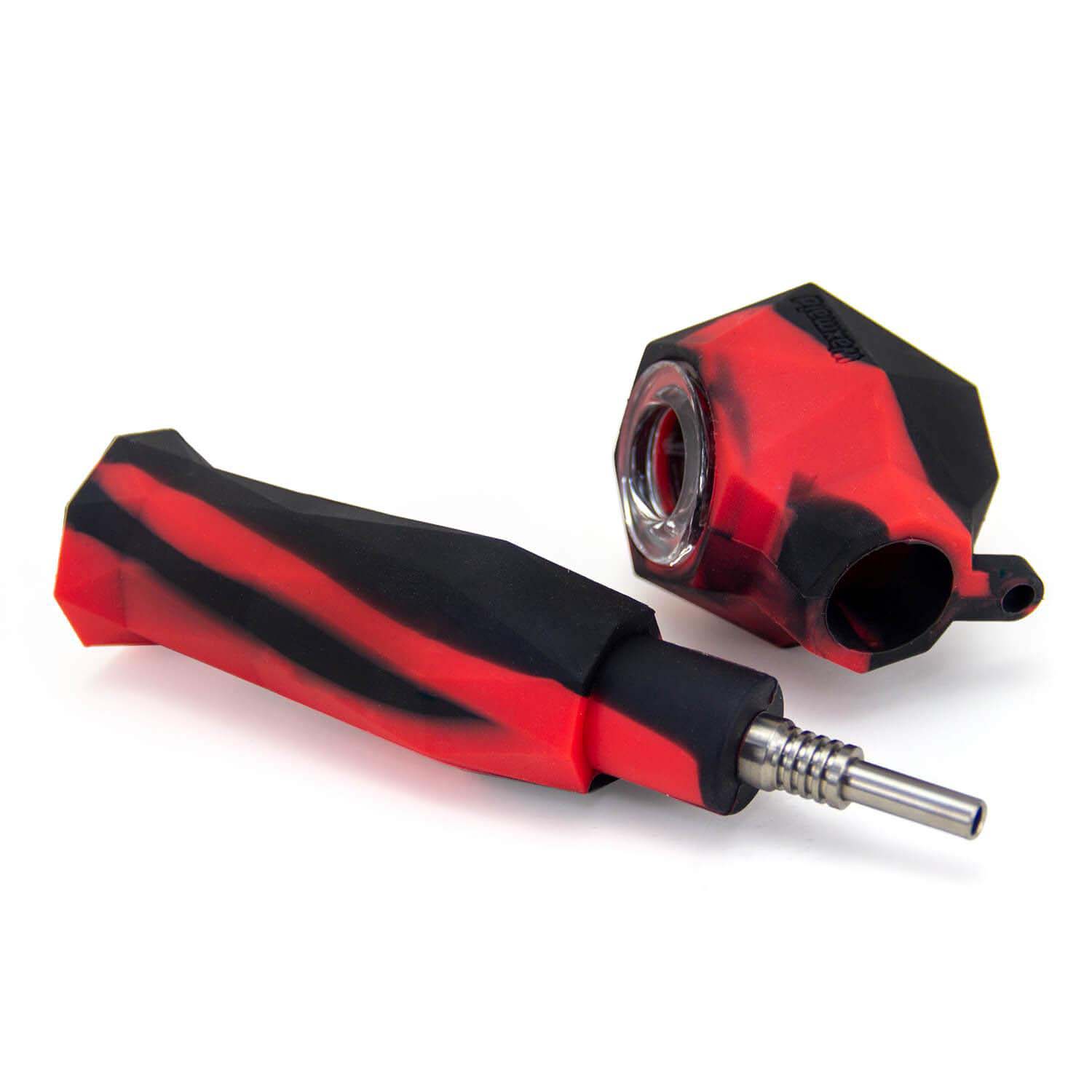 2-in-1 Silicone Honey Straw &amp; Hand Pip