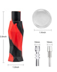 2-in-1 Silicone Honey Straw & Hand Pip