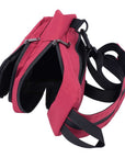 12IN X 6IN X 2IN SMELLPROOF SLING BAG - WINE RED