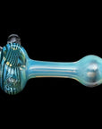 "Spiral Marble Head" Glass Spoon Pipe