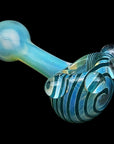 "Spiral Marble Head" Glass Spoon Pipe