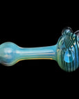 "Spiral Marble Head" Glass Spoon Pipe