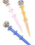 (Assorted Colors) Crystal Ball Glass Dab Tool – 5.5″