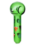 Pulsar Fruit Series Watermelon Zkittles Herb Pipe Glow Duo - 10" / 14mm F