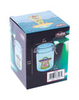 GLASS JAR WITH CLASP