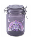 GLASS JAR WITH CLASP