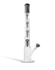 24 Inch Quad Perc Water Pipe with Color Matched Base and Mouthpiece