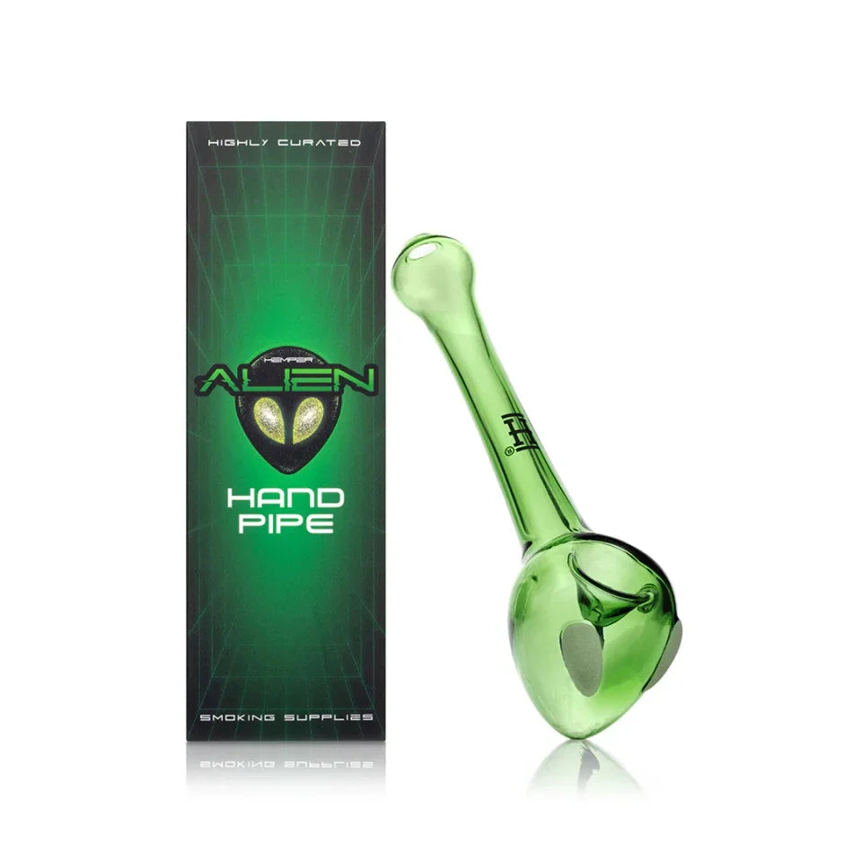 Hemper Alien Glass Hand Pipe – 2½″