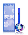 Hemper Bubbles Wand Glass Hand Pipe – 4″
