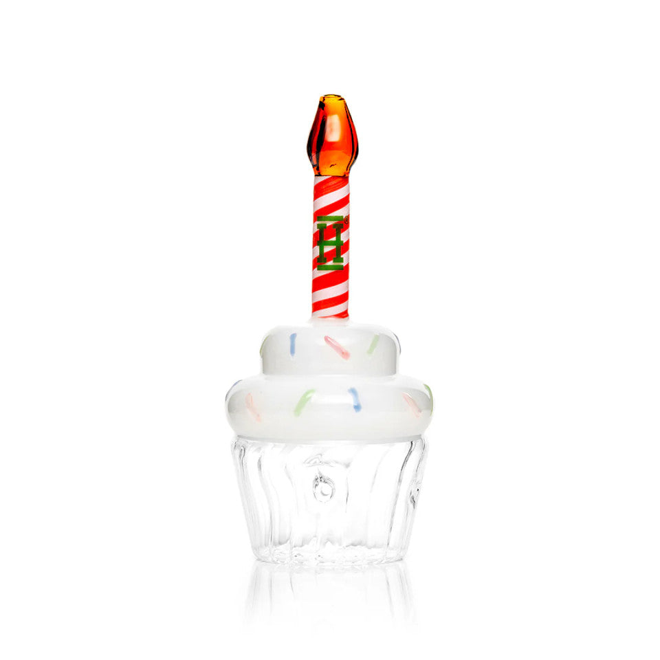 Hemper Cupcake Glass Hand Pipe – 6″