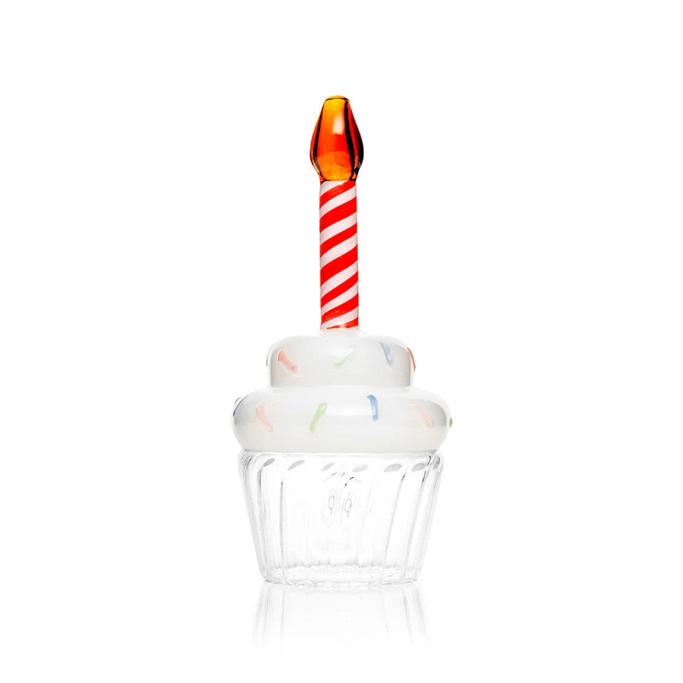 Hemper Cupcake Glass Hand Pipe – 6″