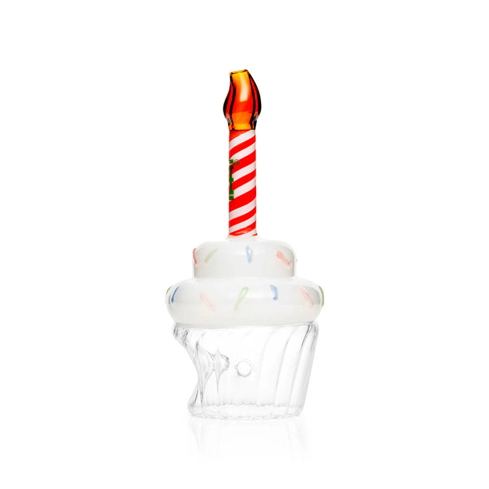 Hemper Cupcake Glass Hand Pipe – 6″