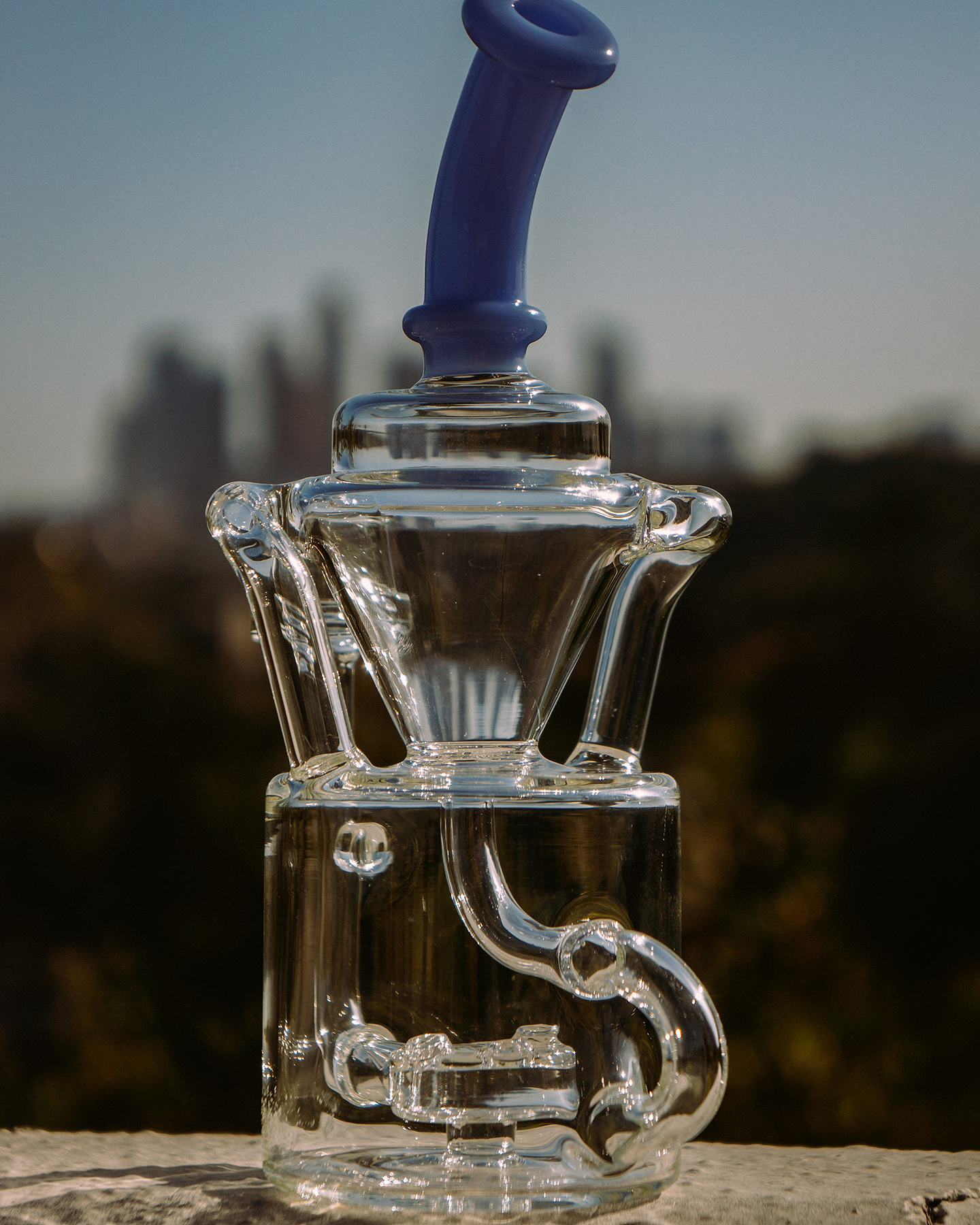 AFM 8″ Mighty Can Color Recycler Dab Rig