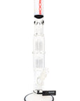 ROOR Tech 17" Multicolor Straight Tube – Double Tree Percs, Ice Pinch, Glass-on-Glass
