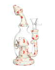 Pulsar Shroom Celebration Water Pipe | 8" | 14mm F
