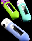 Stonerware Perc Silicone/Glass Modular Water Pipe – 5½″ – Assorted Colors