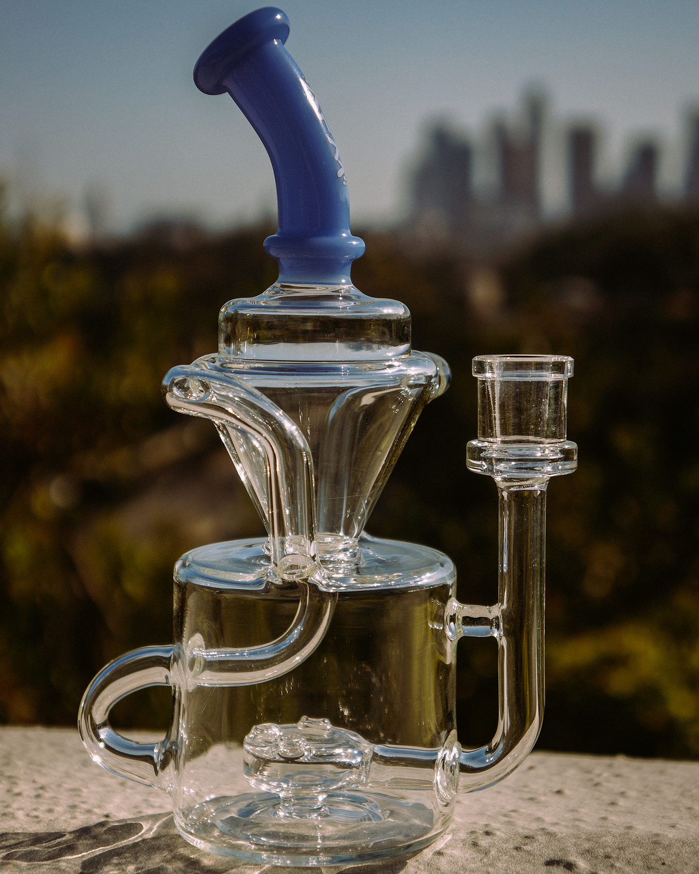 AFM 8″ Mighty Can Color Recycler Dab Rig