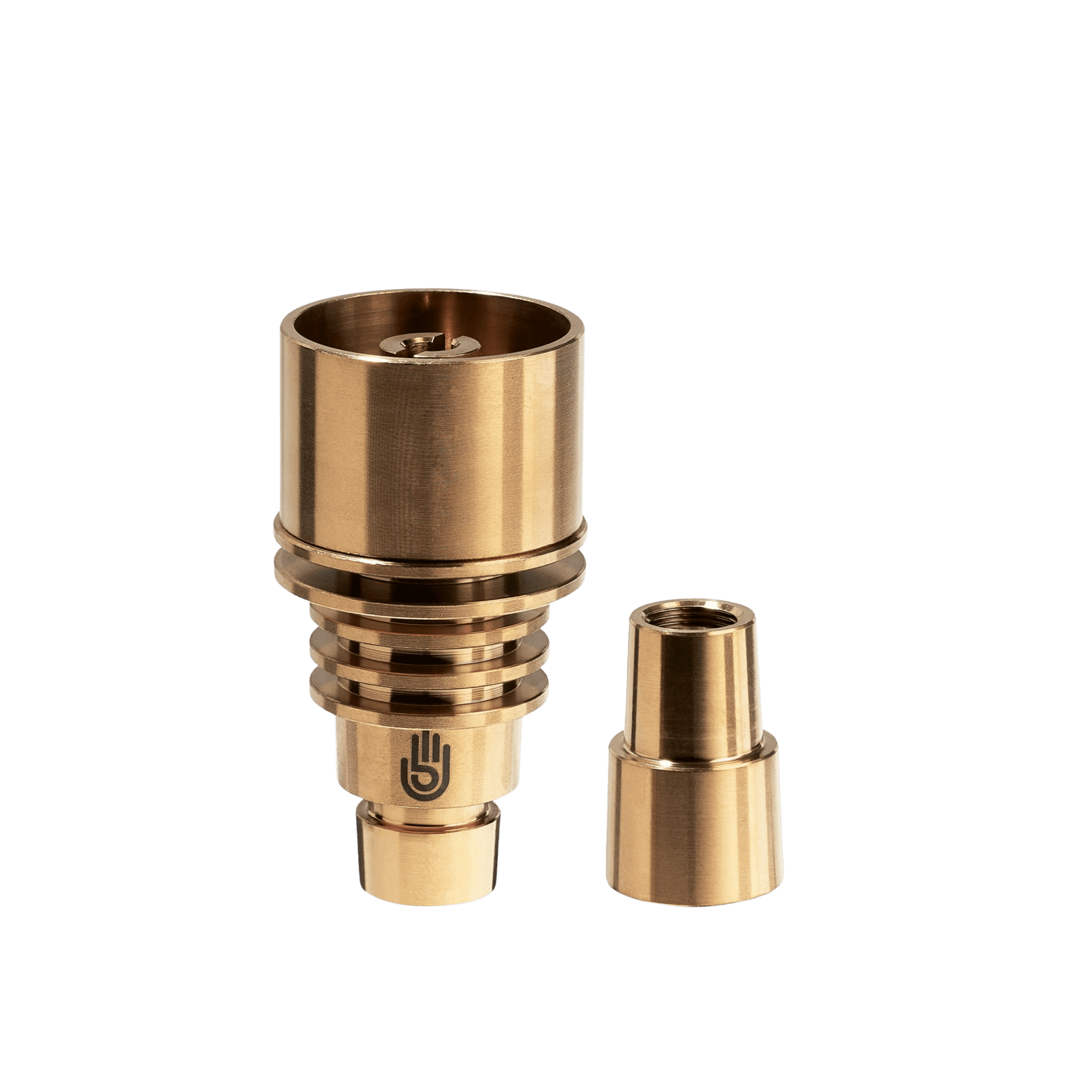 30mm Gold Universal Deep Dish Titanium Nail