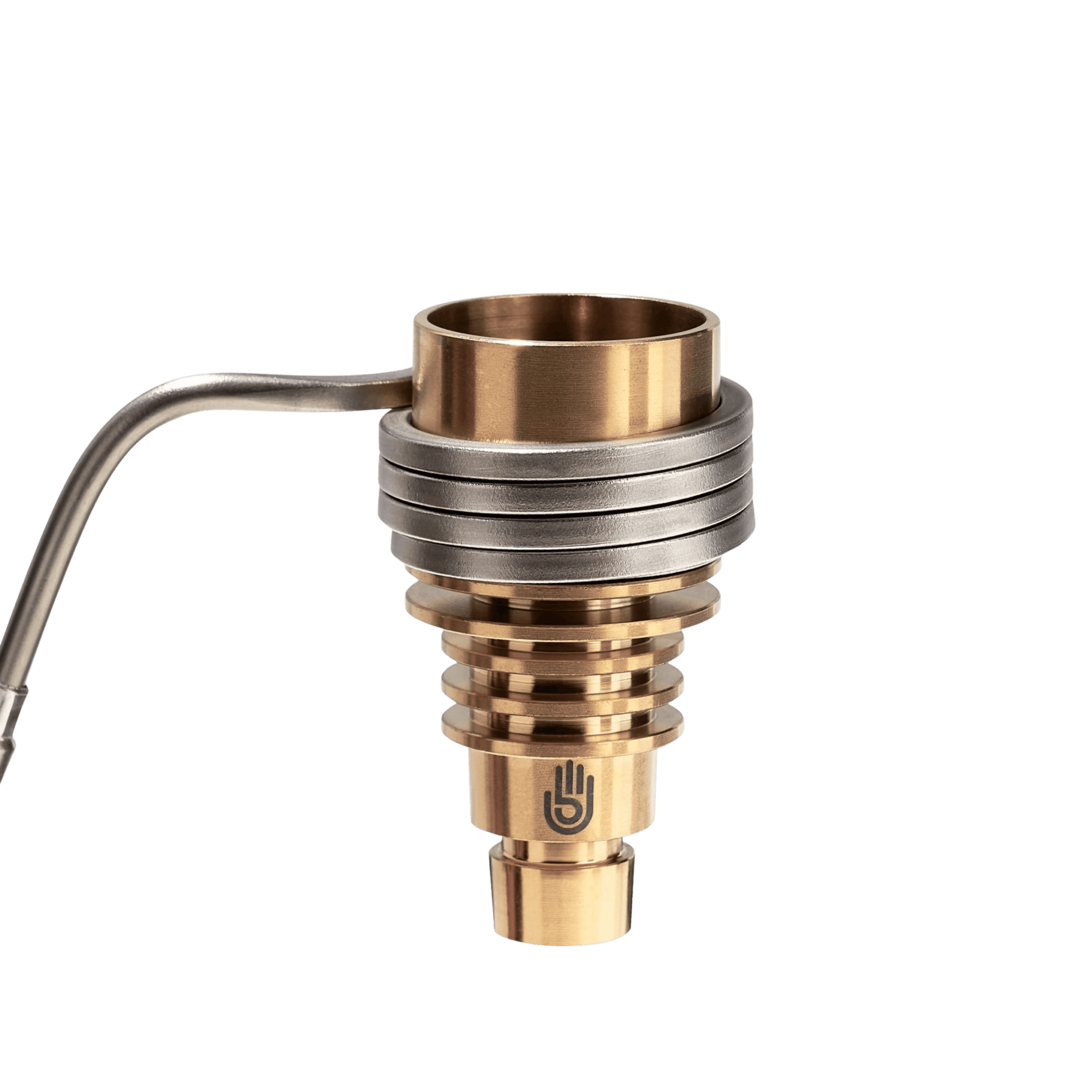 30mm Gold Universal Deep Dish Titanium Nail