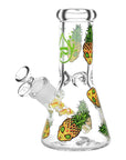 Pulsar Pine alien Design Series Glass Beaker Water Pipe - 8"