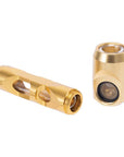 ALUMINUM GLASS SMOKING PIPE