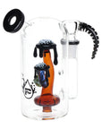 Pulsar Magma Lake Mushroom Glass Water Pipe - 5.5" / 14mm F