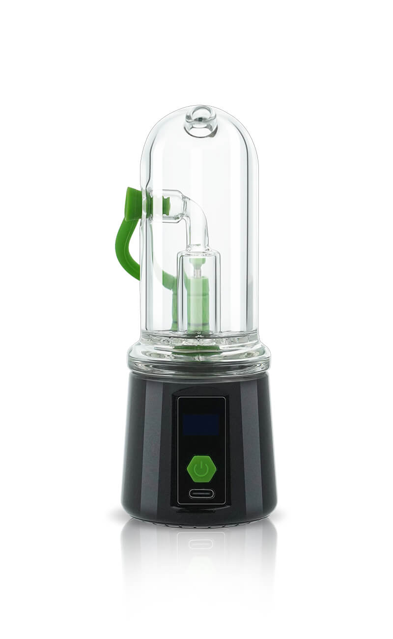 Bomb Proof Rig Bomb Erig Aerix -Portable Electric Dab Rig Black – Golden Goat Quartz