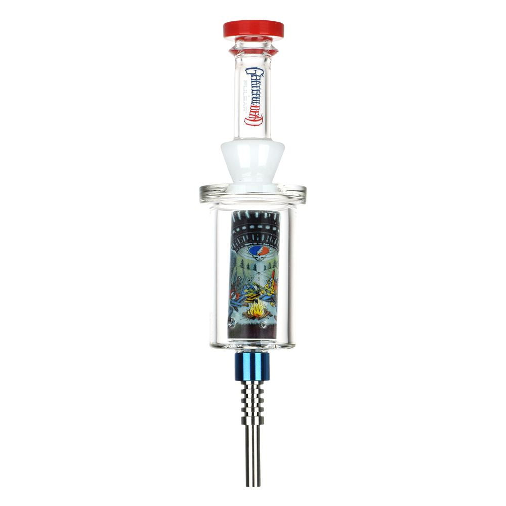 Grateful Dead x Pulsar Inside Print Vapor Vessel &amp; SYF Dab Dish - 9.25" / UFO Jam