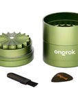 ONGROK Flower Petal Toothless Aluminum Storage Grinder | 5pc