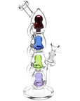 Pulsar Stacks on Stacks Glass Water Pipe - 11.75"